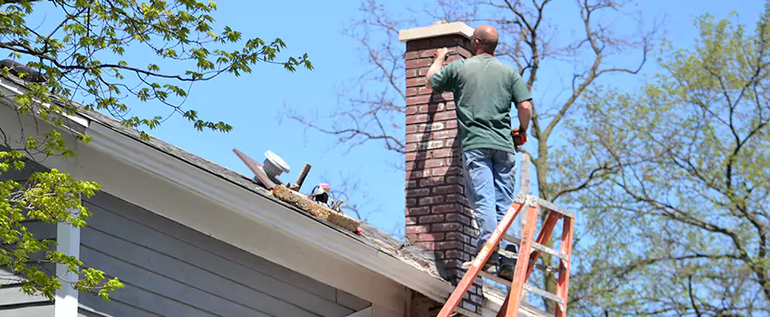 Vinyl and PVC Chimney Flashing Installation in Maryland City, MD