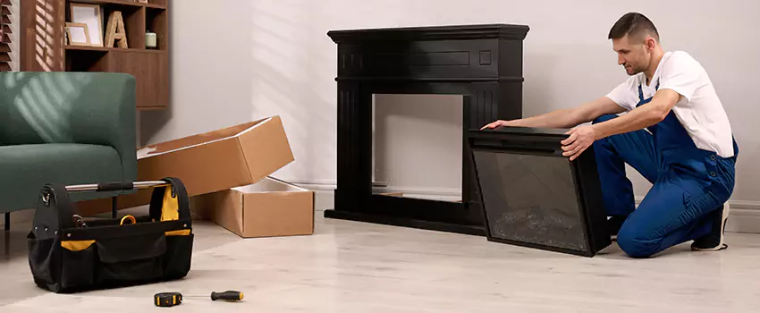 Old Rusted Metal Fireplace Repair And Replacement in Maryland City, MD